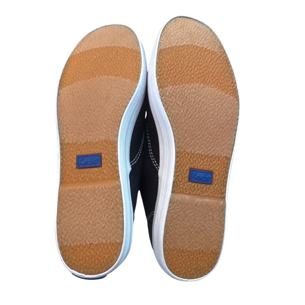 Keds Champion Black Canvas Low Top Sneakers‎ WF34100 Womens 5 Softerra Footbed - Picture 7 of 7